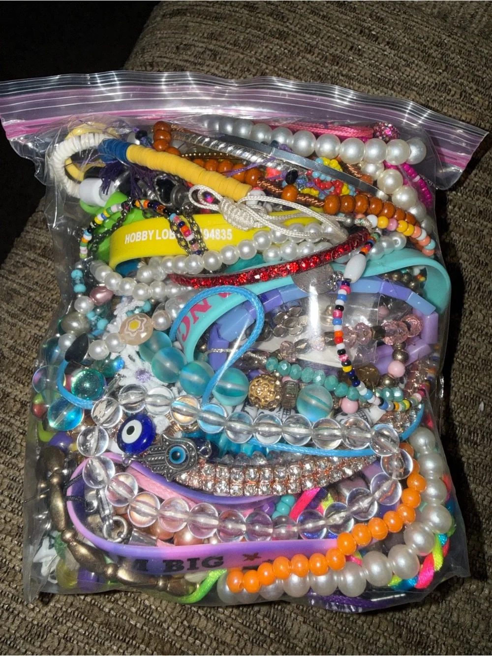 Kids‎ jewelry Bundle - 1.5lbs Colorful Stack
